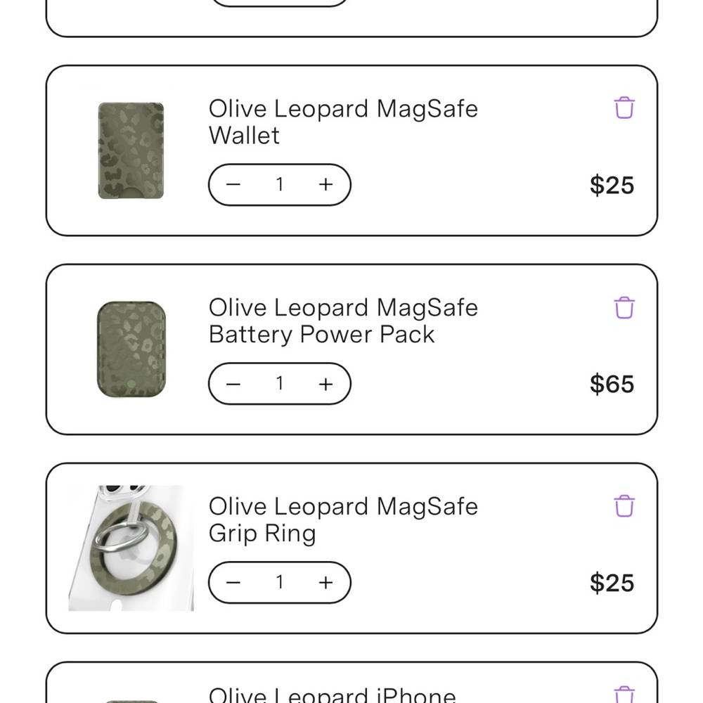 Velvet Caviar Green Leopard Phone Bundle - Picture 3 of 4